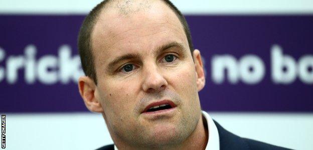 Andrew Strauss stock image