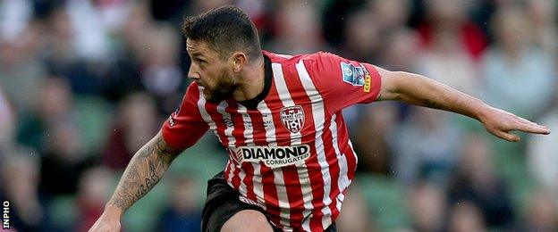 Rory Patterson scored 61 goals in 92 appearances during his first spell at Derry