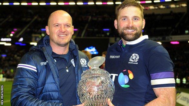 Gregor Townsend and John Barclay