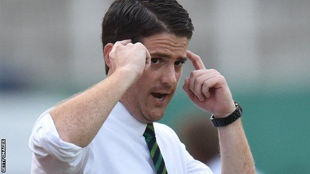 Rwanda coach Johnny McKinstry