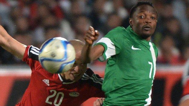 Nigeria will look to Ahmed Musa (right) to inspire them to victory