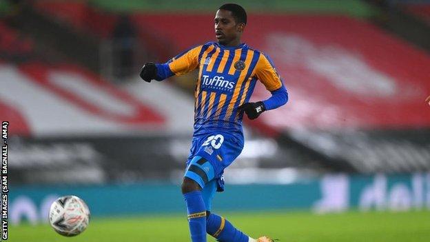 Shilow Tracey made the last of his on-loan 12 Shrewsbury appearances in last week's FA Cup third round defeat at Southampton