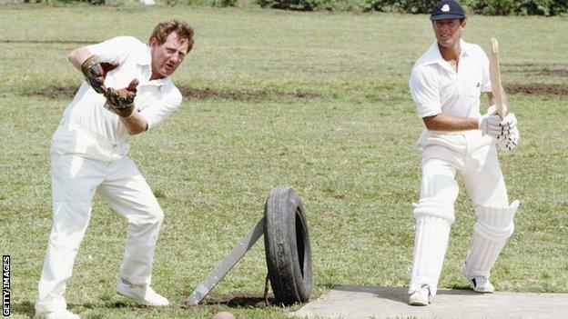 David Bairstow and Geoffrey Boycott