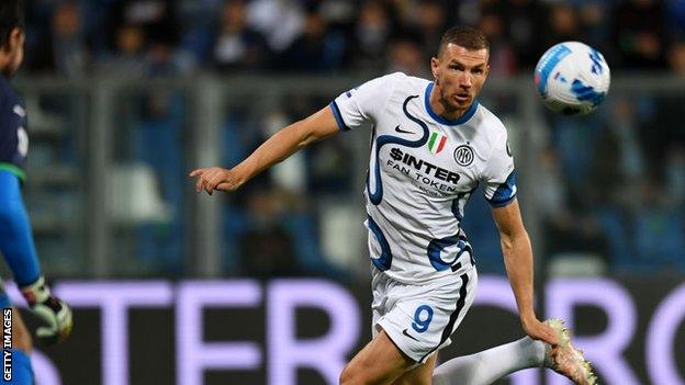 Inter striker Edin Dzeko