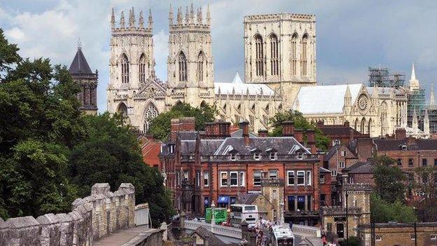 A view of York Minster