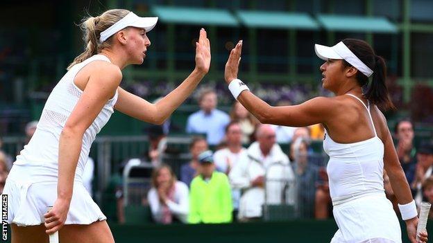 Naomi Broady & Heather Watson