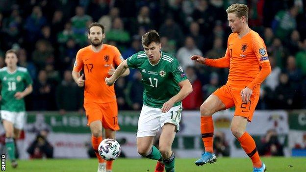 Paddy McNair came up through the Northern Ireland youth system and has accumulated 39 senior caps