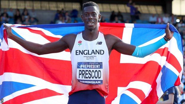 "I really like Prescod. He's a huge character and he has that talent," said BBC Sport commentator Steve Cram