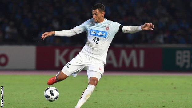 Jay Bothroyd in action in Japan