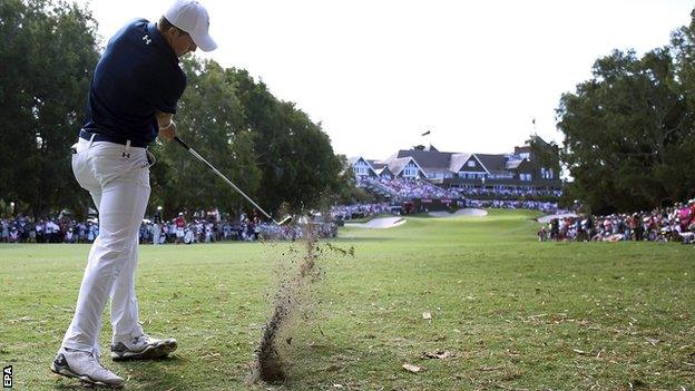 Jordan Spieth at the Australian Open