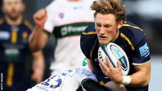 Tom Howe has scored 21 tries in 36 appearances for Worcester Warriors - but has only crossed the whitewash three times in the Premiership