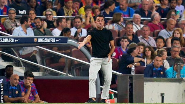 Barcelona manager Xavi