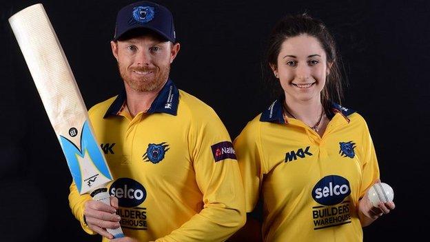 Bears captains Ian Bell and Marie Kelly