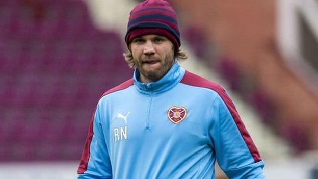 Hearts head coach Robbie Neilson