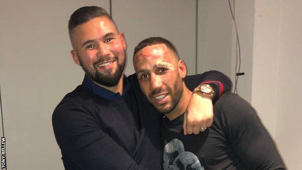Bellew supported James DeGale at the final fight of his career, a loss to Chris Eubank Jr