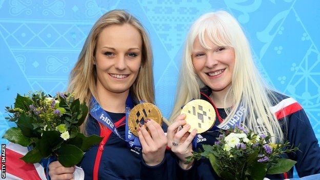 Charlotte Evans and Kelly Gallagher