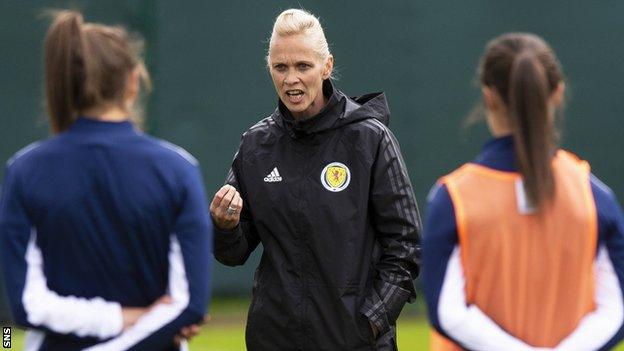 Scotland head coach Shelley Kerr