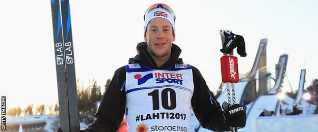 British cross-country skier Andrew Musgrave