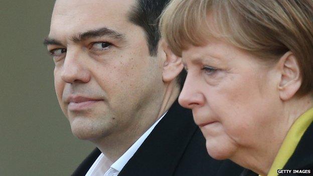 Tsipras and Merkel