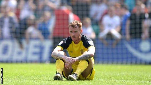 Burton's Tom Naylor tries to come to terms with relegation