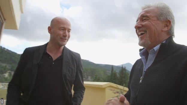 Alan Shearer and Terry Venables