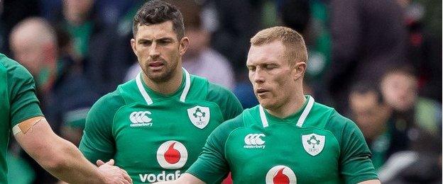 Rob Kearney and Keith Earls