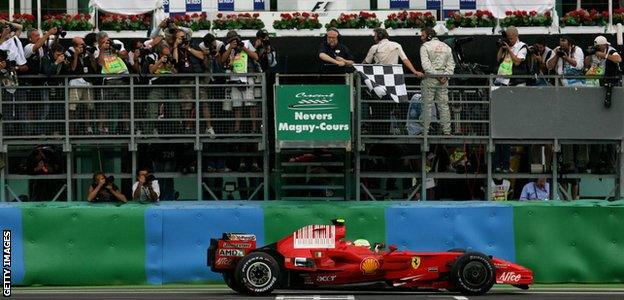 massa french gp 2008