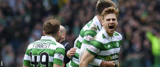 Stuart Armstrong grabbed the opening goal with a fine left-foot drive