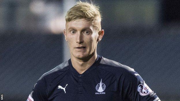 Craig Sibbald in action for Falkirk