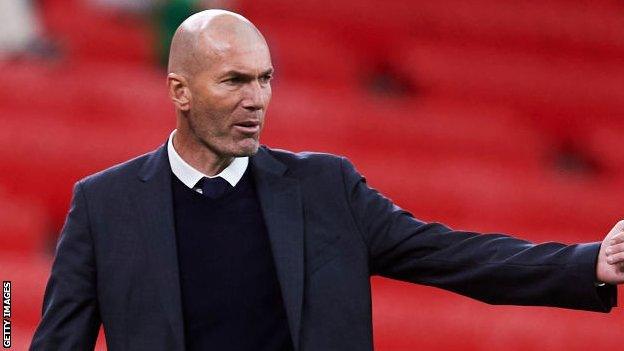 Former Real Madrid boss Zinedine Zidane