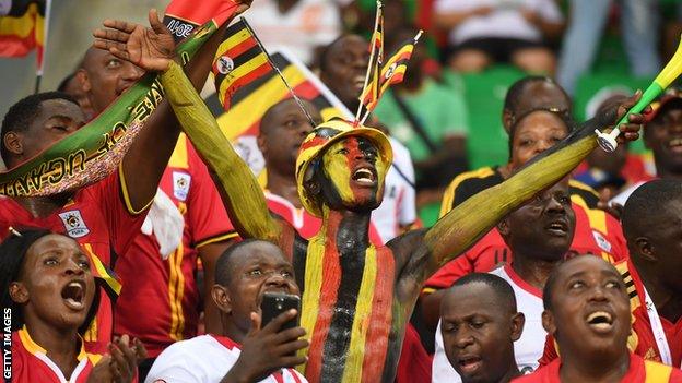 Uganda football fans