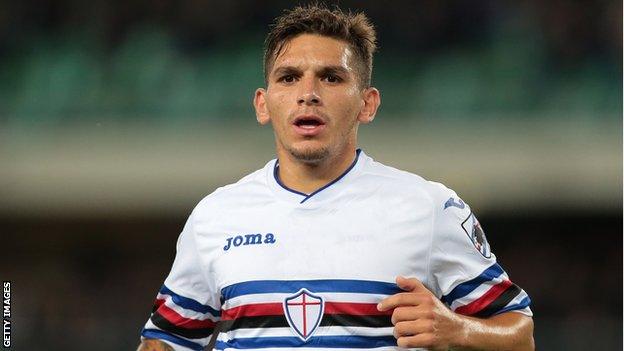 Lucas Torreira Arsenal in talks to sign Uruguay midfielder from Sampdoria BBC Sport