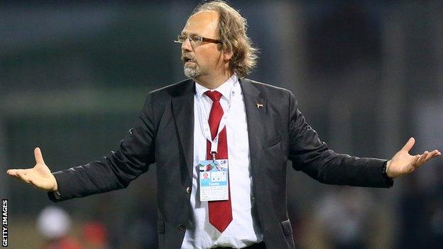 Togo coach Tom Saintfiet