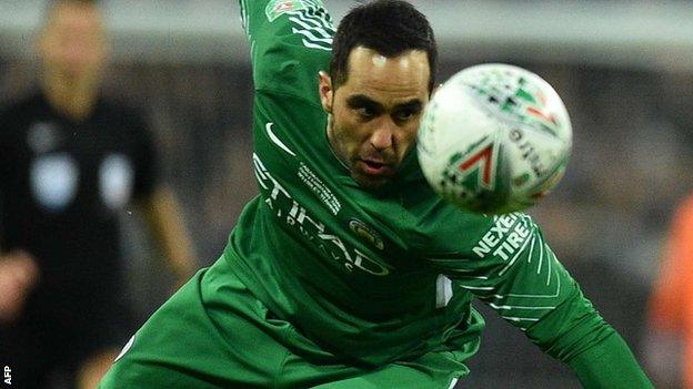 Manchester City's Claudio Bravo