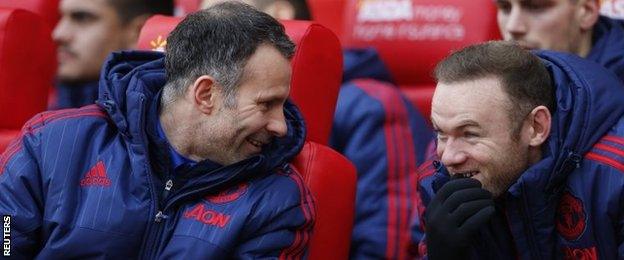 Ryan Giggs and Wayne Rooney