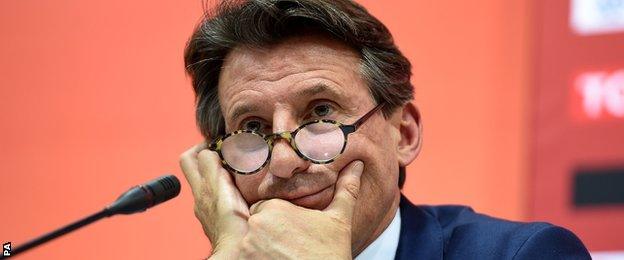 Former Olympic 1500m champion Sebastian Coe