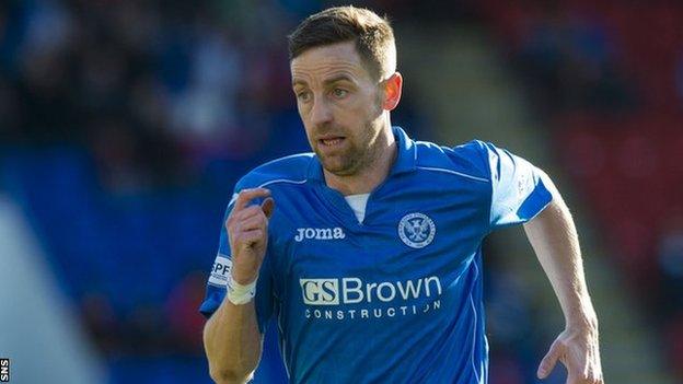 St Johnstone striker Steven MacLean