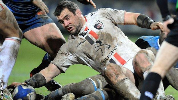 Corey Flynn in action for Toulouse