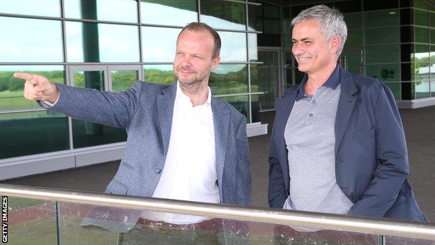 Ed Woodward and Jose Mourinho