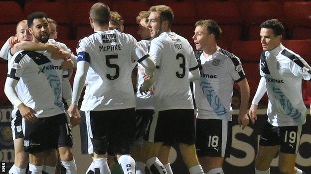 Dundee were ahead after just three minutes at McDiarmid Park