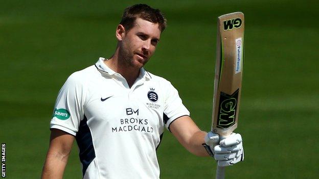 Dawid Malan in action for Middlesex