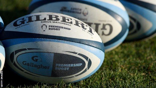 Premiership rugby balls