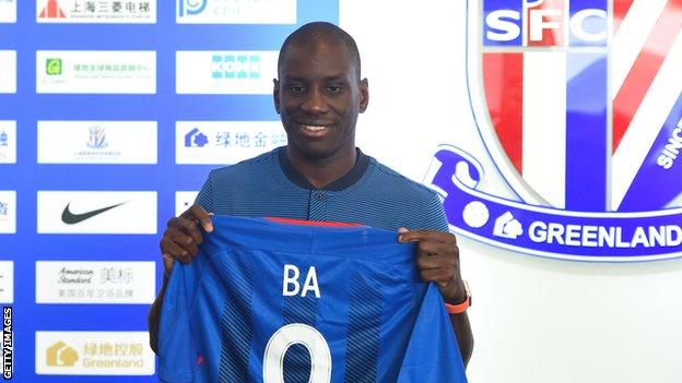 Autographe DEMBA BA-Excelsior Mouscron-Nat.SENEGAL-Rouen/Chelsea FC-IN