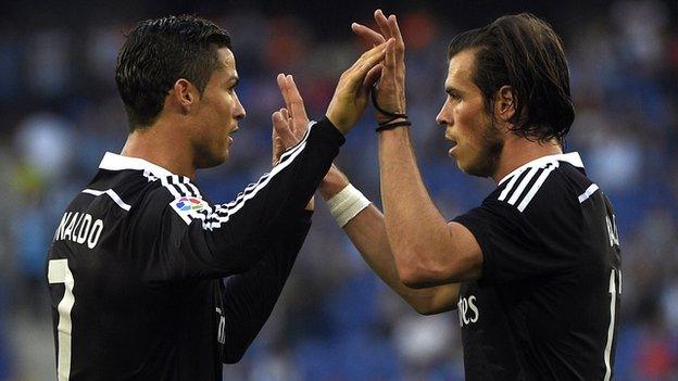 Cristiano Ronaldo and Gareth Bale