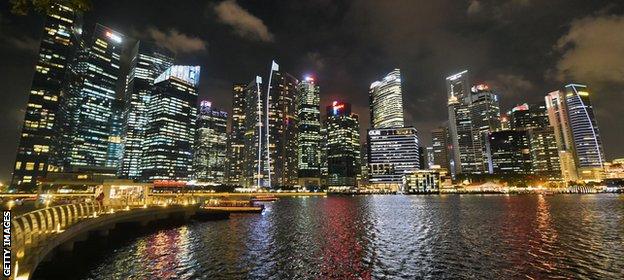 Singapore skyline