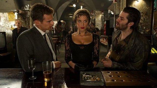 Theo James, Amber Heard and Jim Sturgess in London Fields