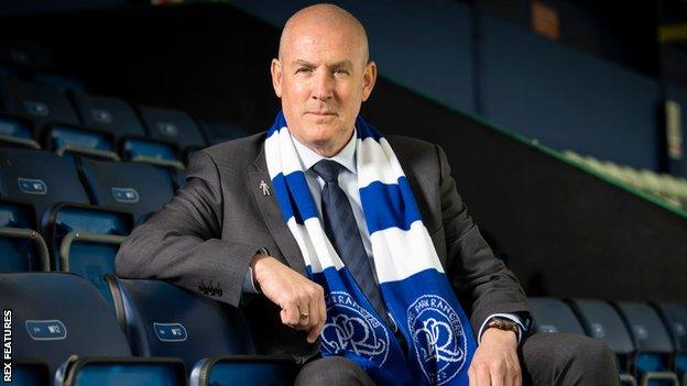 Mark Warburton following his appointment as QPR manager