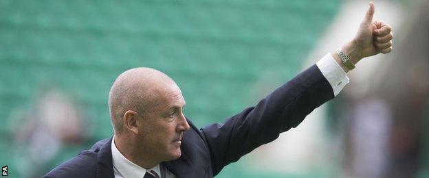 Rangers manager Mark Warburton