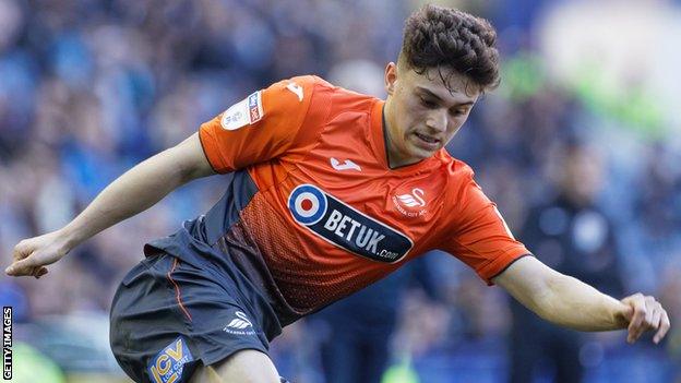 Swansea City's Daniel James