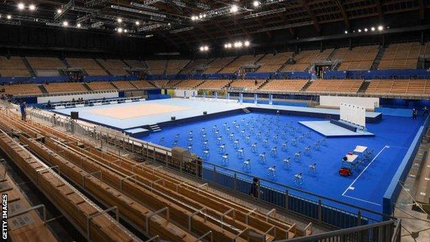 General view of the Ariake Gymnastics Centre